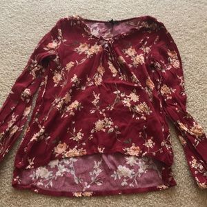 Red Flower Top